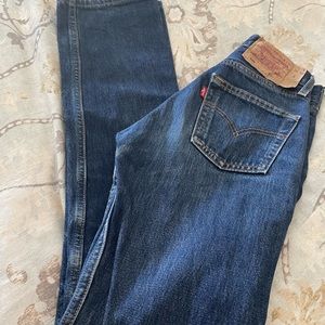Levi’s 501 high rise jeans